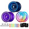 MAGICYOYO Pack of 3 Responsive Yoyos for Kids, Dual Purpose Yoyo with Unresponsive Yoyo Bearing for Adults Beginner, 3 Yoyo Bags, 18 Yoyo Strings, Yoyo Ball Accessories (Gradient Color) view 1