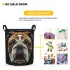 Foruidea Bulldog Face Laundry Basket,Laundry Hamper,Collapsible Storage Bin, Oxford Fabric Clothes Baskets,Nursery Hamper For Home,Office,Dorm,Gift Basket view 3
