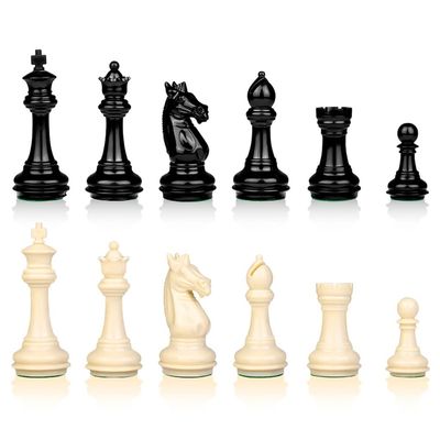 GeRRiT Portable Chess Set, 19"x19", Foldable Wool Stick, for Children,Adults,Beginners,Resin, Heavy Weighted, Portable 3D Outdoor Travel Chess