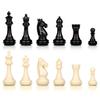 GeRRiT Portable Chess Set, 19"x19", Foldable Wool Stick, for Children,Adults,Beginners,Resin, Heavy Weighted, Portable 3D Outdoor Travel Chess view 1