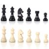 GeRRiT Portable Chess Set, 19"x19", Foldable Wool Stick, for Children,Adults,Beginners,Resin, Heavy Weighted, Portable 3D Outdoor Travel Chess view 1