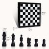 GeRRiT Chess Armory Travel Chess Set 40x40cm Chess Board Set Folding Board Potable Travel Chess Set for Adults and Kids view 2