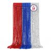 4th of July Necklace Decorations, 24PCS Veterans Day Beads Party Favors Bulk, Veterans Day Red Blue Silver Necklace, Independence Day Bead Bulk for Patriotic Parade Party Celebration Favors Decor view 1