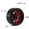 4PCS 1.9'' Metal Wheel Rim Hub Hex 12MM RC Replacement Parts Universal for 1/10 AXIAL SCX10 TRAXXAS TRX4 RC Crawler Car view 2
