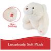 GUND Original Snuffles Teddy Bear, Premium Stuffed Animal for Ages 1 and Up, White, 10 view 4