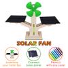 Kit4Curious Solar Fan DIY kit II Wooden 3D Model Assembling, Solar Panel Connection and Coloring kit II Build  Dismantle - Rebuild view 2