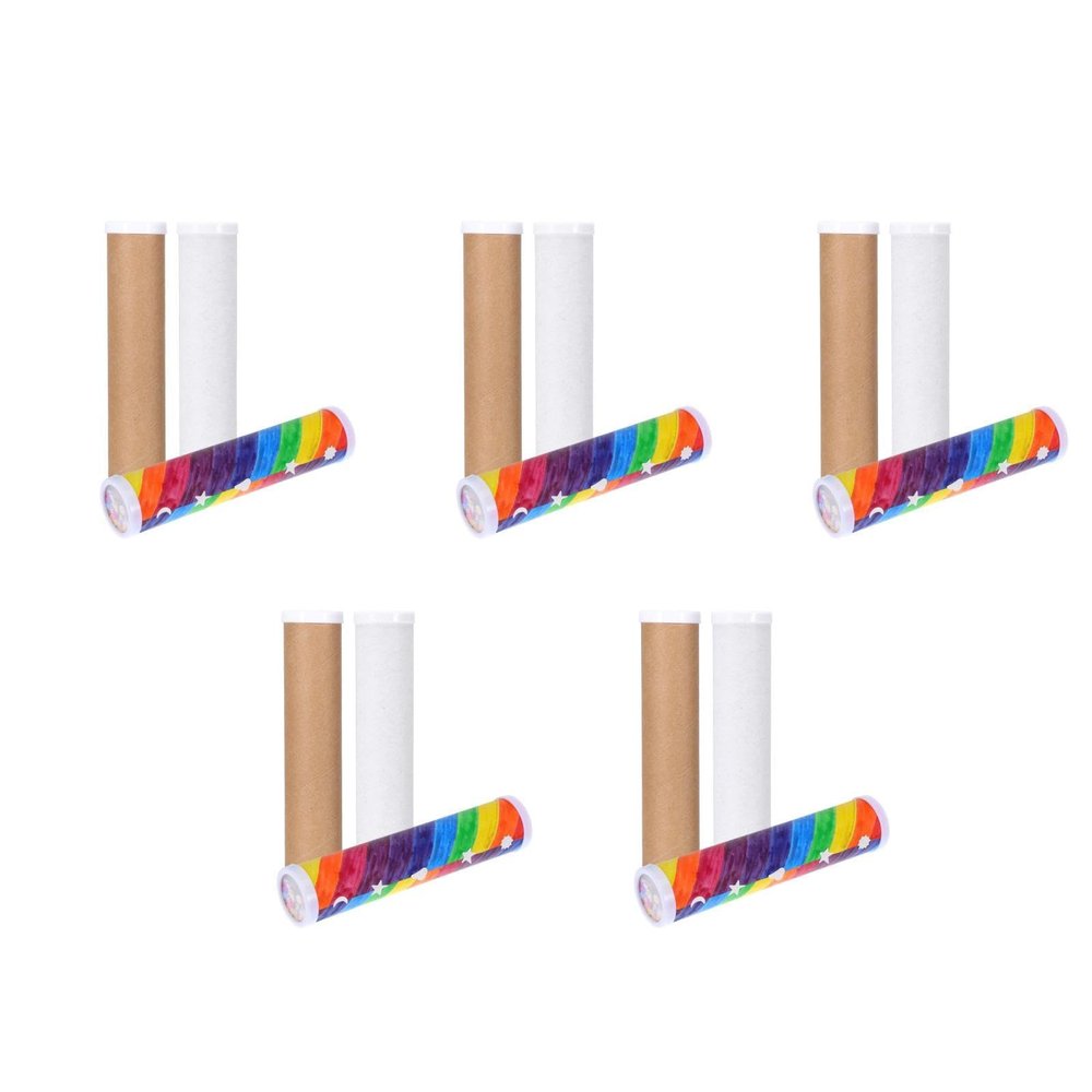 BESTonZON Kaleidoscope Kit for Kids DIY Kaleidoscope Making Set with 15 Pieces Educational Stem Toy for Home and Classroom Hands-on Creativity