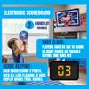 Jesser Hoop Over The Door Mini Basketball Hoop  2 Gameplay Modes: Shot Clock or Score Keeping, 5" Exclusive Ball, Electric LED Scoring, Net, Air Pump - Indoor Sports Fun for Kids 6+ view 3