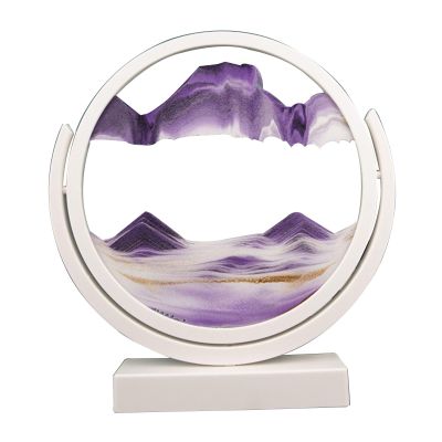 TaLcuS Moving Sand Art Picture,3D Deep Sea Landscape, Dynamic Sand Art Sandscapes, Sensory Relaxing Desktop Table Decor Desk Decor Art Desk (Color : A3)