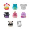 Squish-a-longs 8 Pack - 1 Mini-Squish with 2 Accessories, 1 Ring, and a Collectors Guide - Collect, Trade, & Play view 2