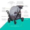 Baby Trend Navigator 2-in-1 Stroller Wagon, Madrid Grey view 2
