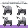Baby Trend Navigator 2-in-1 Stroller Wagon, Madrid Grey view 3