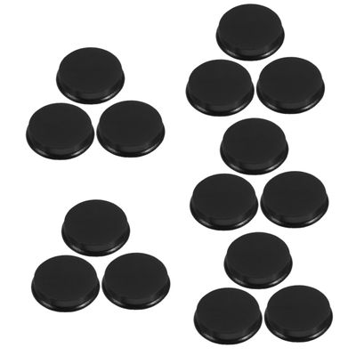 Toyvian 15pcs Elegant Wooden Mini Round Bases Round Bases for Display Stands Action Figure Stands Mini Dolls