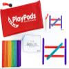 PlayPods Rainbow Sticks - Busy Bag - Grab and Go - Pattern Matching Activity view 1