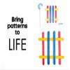 PlayPods Rainbow Sticks - Busy Bag - Grab and Go - Pattern Matching Activity view 3