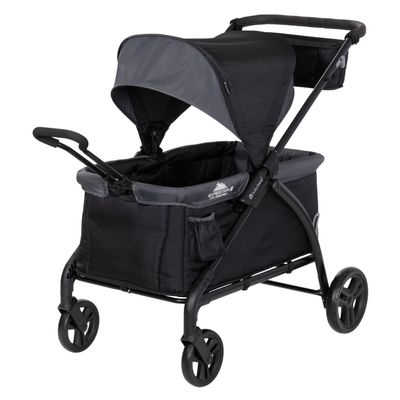 Baby Trend Expedition LTE 2-in-1 Stroller Wagon, Madrid Black