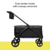 Baby Trend Expedition LTE 2-in-1 Stroller Wagon, Madrid Black view 3