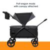 Baby Trend Expedition LTE 2-in-1 Stroller Wagon, Madrid Black view 4