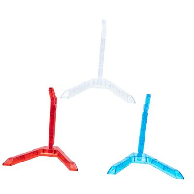 BESTonZON 3pcs Display Stands Figures Model Kits and Collectibles Flexible Holders for Organizing and Showcasing Dolls and Toys White