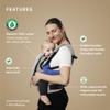 Stokke Limas Carrier Flex, Leopard Lilac (OCS) - Full-Buckle Baby Carrier - Three Carrying Options - Safe for Babies from 1 Month/8.8 lbs to 44.1 lbs view 2