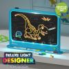 Discovery Deluxe Light Designer 6-In-1 Art Board  Includes 3D Glasses, 6 Washable Markers, Templates, 12 Light Modes| Kids Drawing Tablet, LED Scribble Doodle Electronic Drawing Pad Activity Toy Set view 2