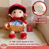 Cuddle Barn - Lil Red Storyteller |Storytelling Doll - Plays Red Riding Hood Fairy Tale with Music | Moves and Sways to Story | Soft Plush Toy with Velvet Hood Cape | Great Gift for Girls, 10 inches view 4