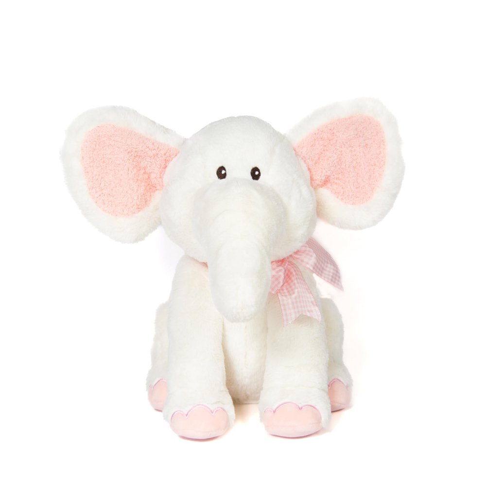 Cuddle Barn - Ivy The Elephant Cute Animated Singing Plush Stuffed Toy, 10 inches