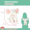 Cuddle Barn - Ivy The Elephant Cute Animated Singing Plush Stuffed Toy, 10 inches view 3