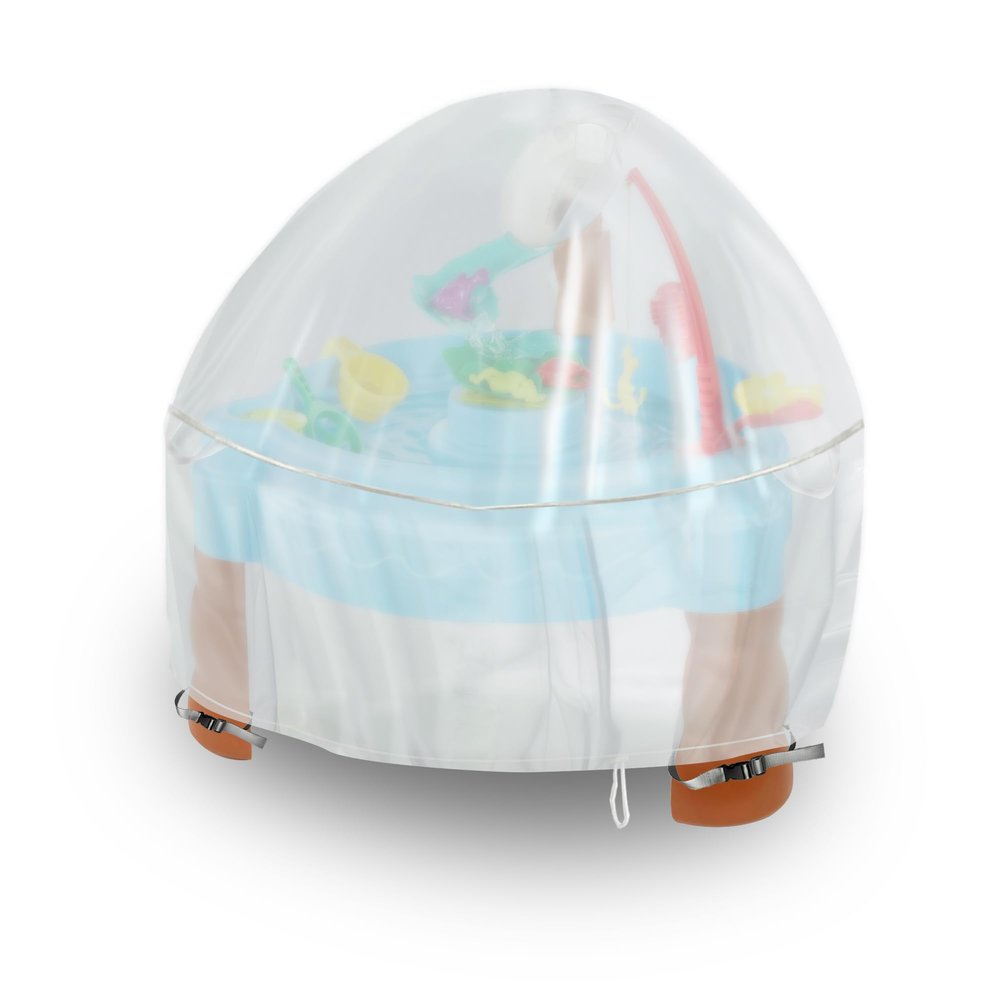 IndigoTempest9 Kids Water Table Cover, Fit Step2 Rain Showers Splash Pond Water Table Waterpark Play Table Cover Outdoor Toys Cover (Scrub)