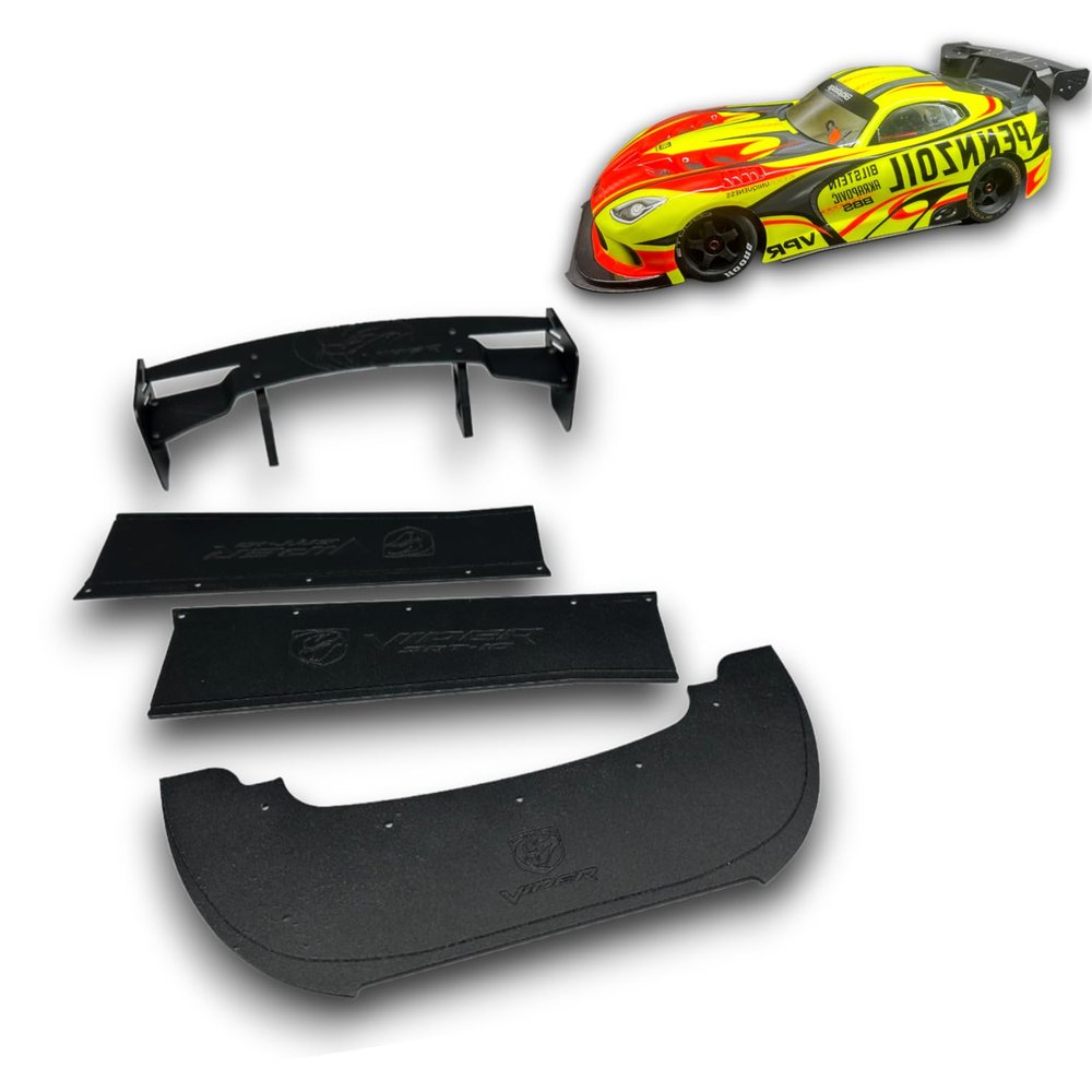 Bittydesign VPR Viper 1/7 Compatible Body Kit fits Felony - StupidRC