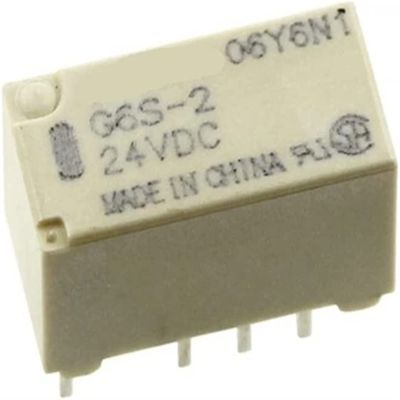 POWTAXBJGD Relay 10PCS G6S-2-24VDC 24V Relay 8PIN Mini Signal Relay