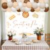 JOYMEMO Sweet as Pie Decorations for Baby Shower Birthday Party - Cutie Pie Balloon Garland Arch Kit with Sweet Backdrop, Cookie Baking Party Photography Background Supplies view 4