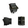 2 PCS 6V 12V High Low Speed Switch for Ride On Toy Car Electric Replacement Parts Wheels for Powered Momentary Rocker Switch Trax Parts DPDT Car Boat Black KCD2 Accessories view 1