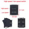 2 PCS 6V 12V High Low Speed Switch for Ride On Toy Car Electric Replacement Parts Wheels for Powered Momentary Rocker Switch Trax Parts DPDT Car Boat Black KCD2 Accessories view 2