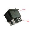 2 PCS 6V 12V High Low Speed Switch for Ride On Toy Car Electric Replacement Parts Wheels for Powered Momentary Rocker Switch Trax Parts DPDT Car Boat Black KCD2 Accessories view 4