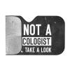 vroos I'm Not A Gynecologist But I'll Take A Look Front Windshield Shade Foldable Car Windshield Sunshade Blocks Uv Rays Keep Vehicle Cool Small, White view 2