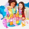 Magna-Tiles Castle DLX 48-Piece Magnetic Construction Set, The Original Magnetic Building Brand view 3