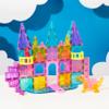 Magna-Tiles Castle DLX 48-Piece Magnetic Construction Set, The Original Magnetic Building Brand view 4