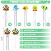 30 Pcs Bubbles Party Favors Mini Bubble Wands Tube Bulk Theme Maker Goodie Bags Stuffer Prizes Birthday Gift for Solution(Camping) view 2