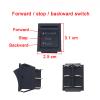 2 PCS 6V 12V Forward Reverse Switch for Ride On Toy Car Kids Trax Replacement Parts Powered Wheels Forward Stop Backward Toys Car Accessories Rocker Switch Shifter Car Boat Black view 2