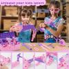 Kids Tool Set, 67 PCS Pink Kids Tool Box for Girls, Electronic Toy Drill&Tape Measure, Pretend Play Girls Toys Construction Tools Kit & Belt, Christmas Birthday Gift Ideas Toddler Tool Set Age 3 4 5+ view 3