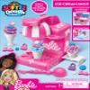 Barbie Softee Dough Ice Cream Playset with Ice Cream Maker, 4 Colors Modeling Compound, Press & Mold Mini Treats, Ages 3 and Up view 1