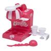 Barbie Softee Dough Ice Cream Playset with Ice Cream Maker, 4 Colors Modeling Compound, Press & Mold Mini Treats, Ages 3 and Up view 3