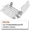 hopsupRC Upgrades Parts Aluminum 7075-T6 Knuckle&Pull Rod&Front Faucet Seat Support&Armor Protector Skid Plate for LOSI 1/4 Promoto-MX Motorcycle RTR FXR(los06000)(los06002),Red view 2