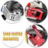 hopsupRC Upgrades Parts Aluminum 7075-T6 Knuckle&Pull Rod&Front Faucet Seat Support&Armor Protector Skid Plate for LOSI 1/4 Promoto-MX Motorcycle RTR FXR(los06000)(los06002),Red view 3