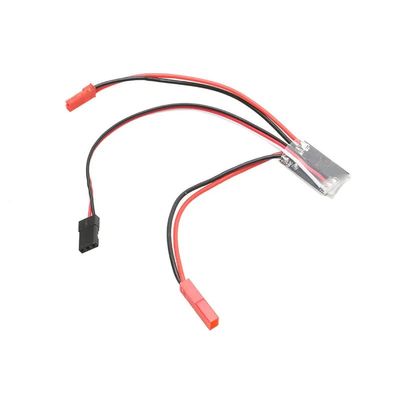 yuenhoang 1PCS 10A 1S-3S RC ESC Dual Way Brushed Motor Electronic Speed Controller with/Without Brake DIY Replacement Spare Parts for Remote Control Car Boat Tank Crawlers Model (Two Way no Brake)