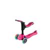 Globber - GOUP Sporty Lights  Scalable 3-Wheel Scooter with Seat for Children from 15 Months to 6 Years, Pink view 3