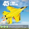 crohorizon RC Planes for Ages 14 Years and up,Remote Control Airplanes Toys for Teen,2CH Outdoor Foam RC Glider Fighter Jet for Teen and Adults Hobby Yellow view 2