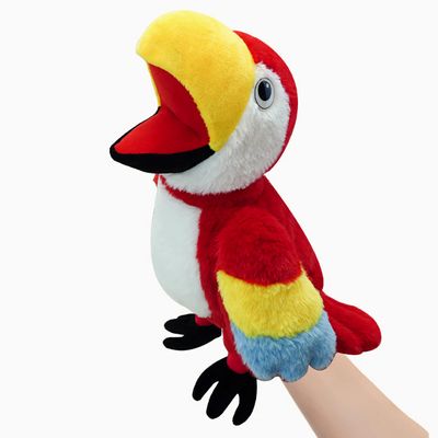 LOMTRATS Birds Hand Puppets for Kids,Toddler Includes Parrots, Peacocks, etc with Movable Open Mouths, Perfect for Storytelling,Teaching,Preschool,Birthday Gifts