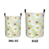 Foruidea Chamomile Flower Laundry Basket,Laundry Hamper,Collapsible Storage Bin, Oxford Fabric Clothes Baskets,Nursery Hamper For Home,Office,Dorm,Gift Basket, Medium view 4